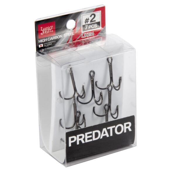 Крючки-тройники Lucky John PREDATOR серия LJH234 002, 7шт