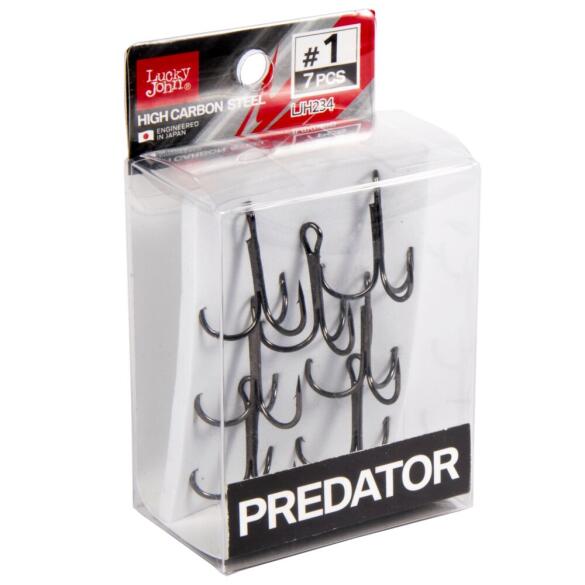 Крючки-тройники Lucky John PREDATOR серия LJH234 001, 7шт