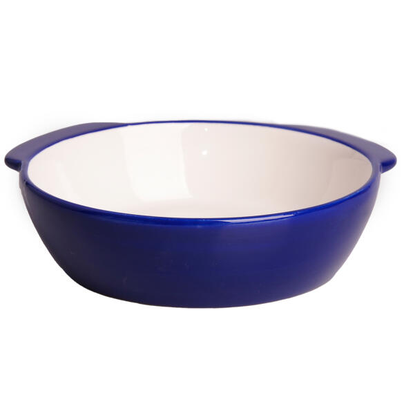 Миска керамическая Mr.Kranch для собак Мордочка собаки Синяя, 180мл