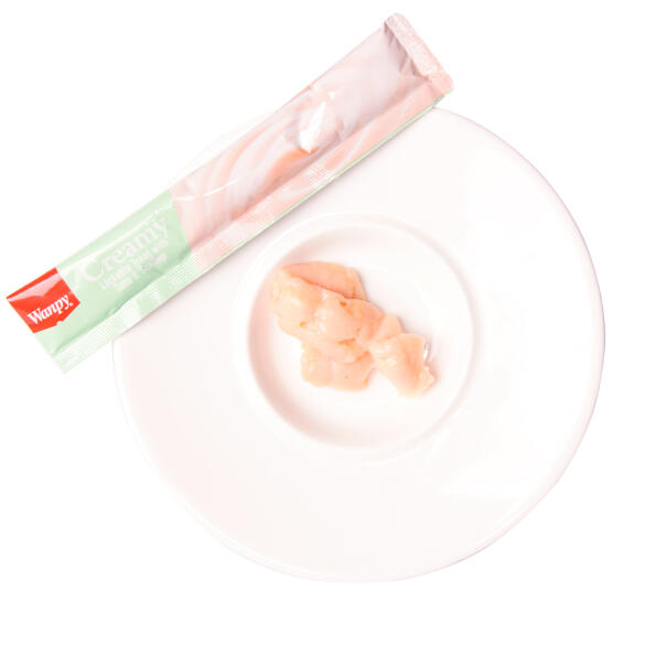 70г Лакомство Wanpy Cat для кошек нежное пюре из Тунца и Гребешка