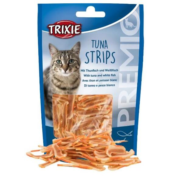 20г Лакомство Trixie PREMIO для кошек ломтики из Тунца без глютена и сахара