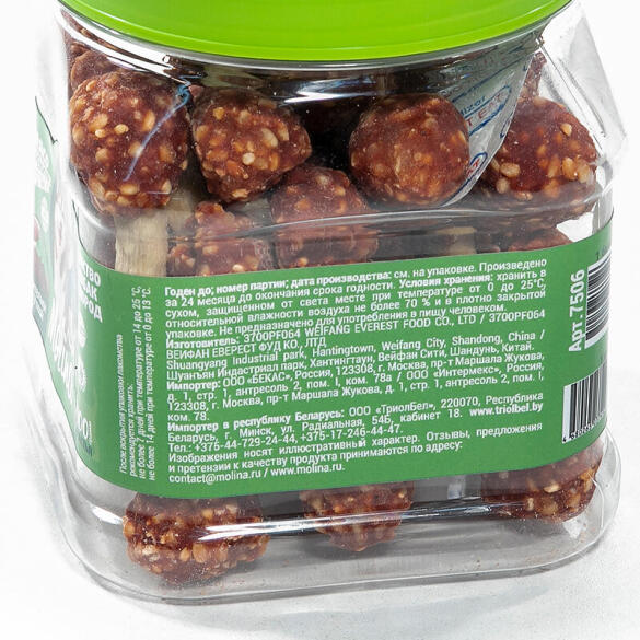 400г Лакомство Molina для собак "Гантельки с уткой"