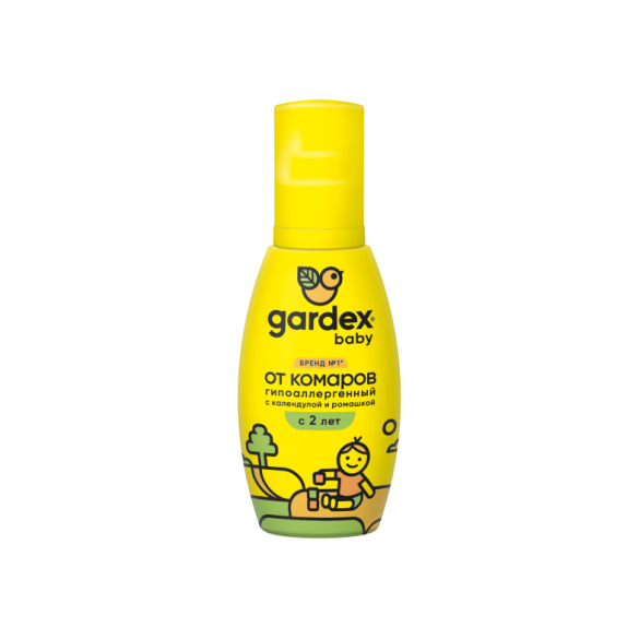 Аэрозоль Gardex Baby от клещей и комаров на одежду, 100мл