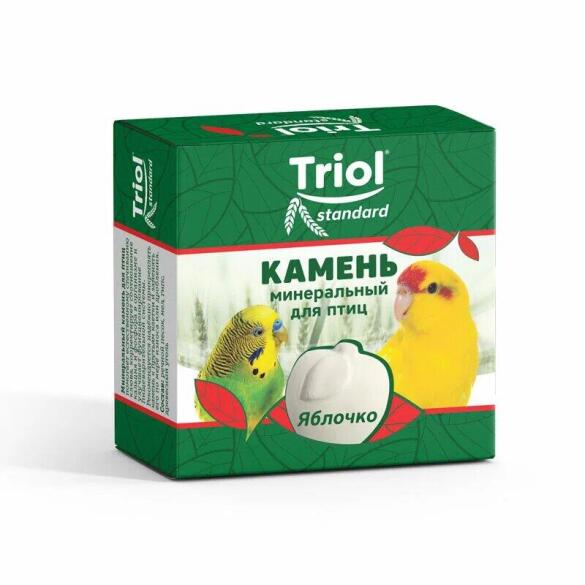 Камень минеральный Triol Standard «Яблочко» для птиц (срок до 18.06.2026)