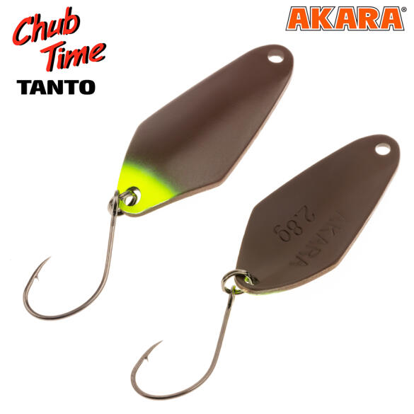 Блесна колеблющаяся Akara Chub Time Tanto 30 2,8г №15