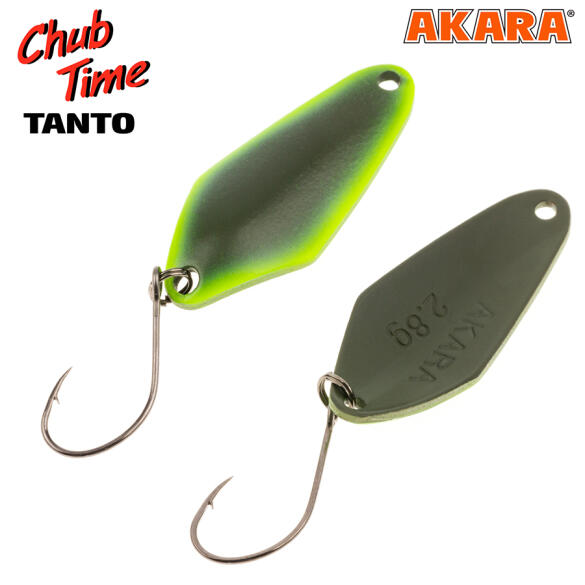 Блесна колеблющаяся Akara Chub Time Tanto 30 2,8г №08