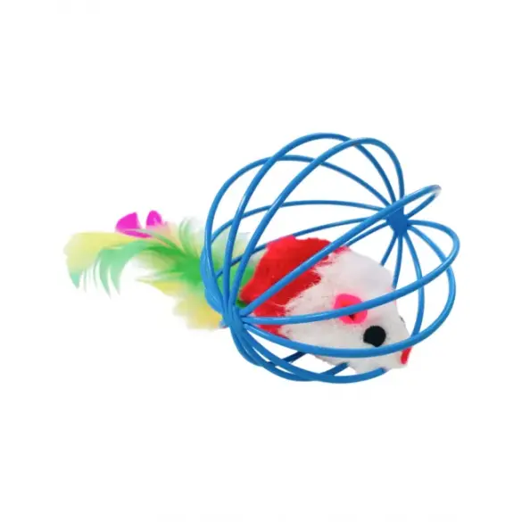 Игрушка Red Bow для кошек "Мышка в шарике", 6см