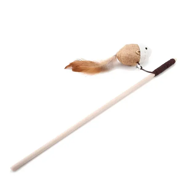 Игрушка Red Bow для кошек "Дразнилка с мышкой", 8*40см