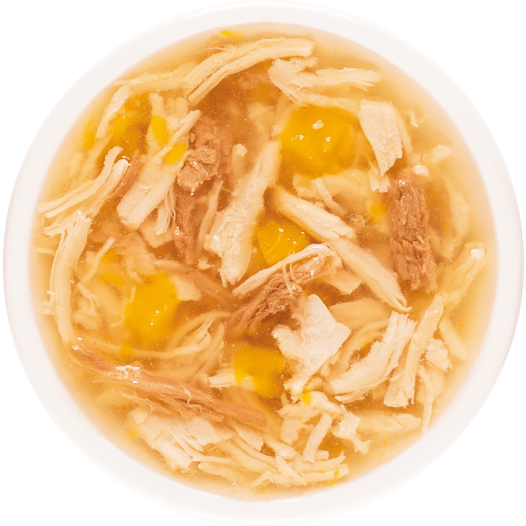 4*35г Лакомство "Деревенские лакомства" для кошек суп из Курицы с уткой и тыквой