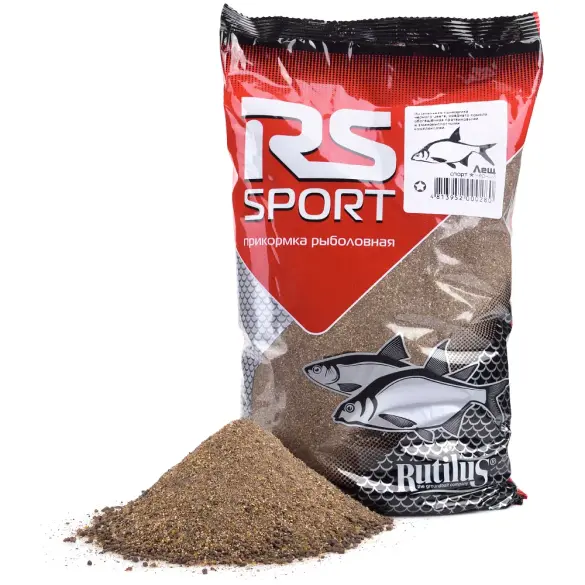 Прикормка RUTILUS RS SPORT Лещ, Черный 1кг