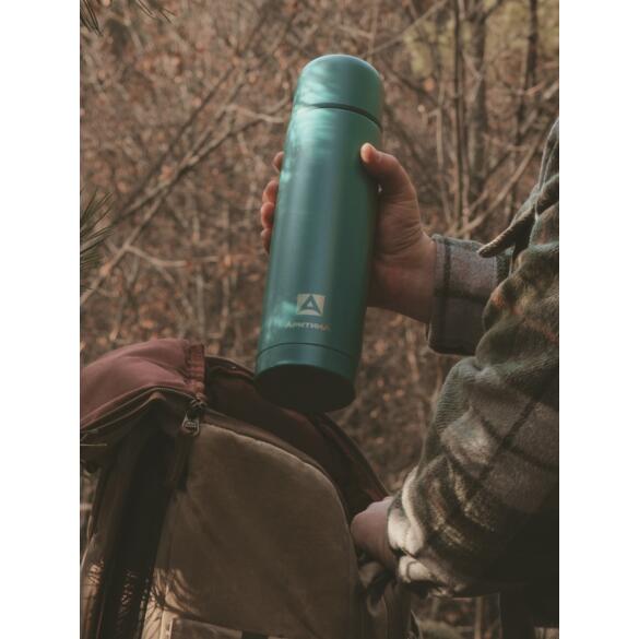 Термос Арктика бытовой вакуумный питьевой Хвоя, 1000мл
