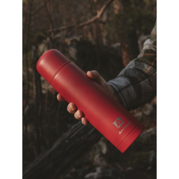 Термос Арктика бытовой вакуумный питьевой Гранат, 1000мл