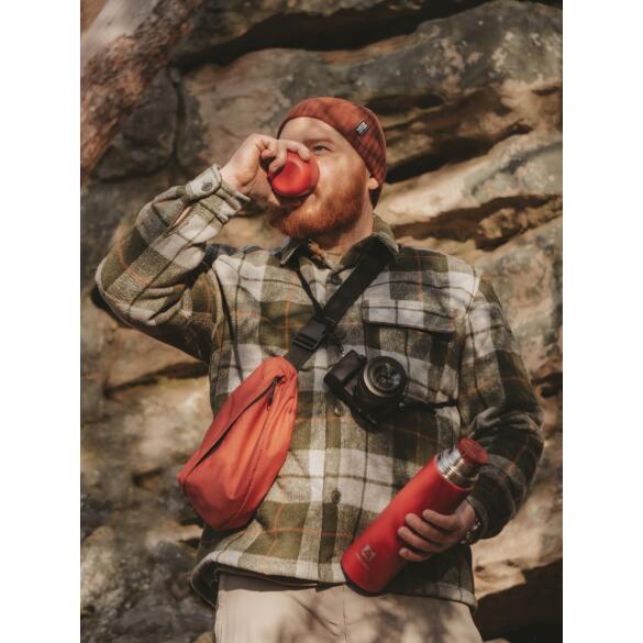 Термос Арктика бытовой вакуумный питьевой Гранат, 1000мл