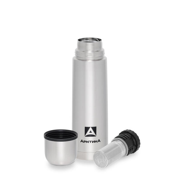 Термос Арктика бытовой вакуумный с ситечком питьевой, 500мл