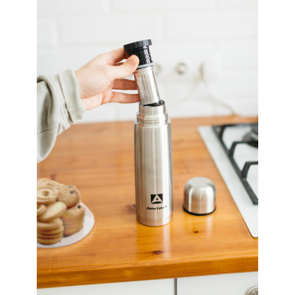 Термос Арктика бытовой вакуумный с ситечком питьевой, 500мл