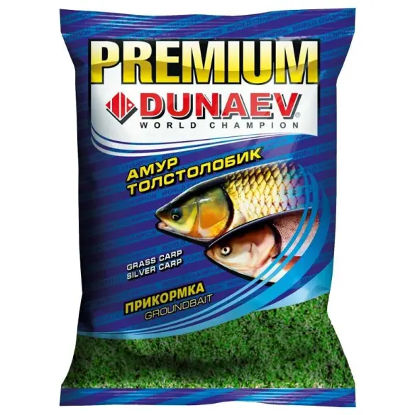 Прикормка "DUNAEV-PREMIUM" 1кг Амур-толстолобик