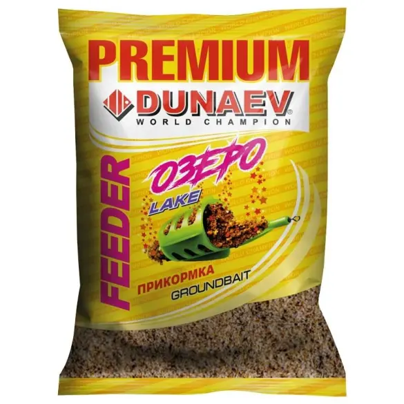 Прикормка "DUNAEV-PREMIUM" 1кг Фидер Озеро