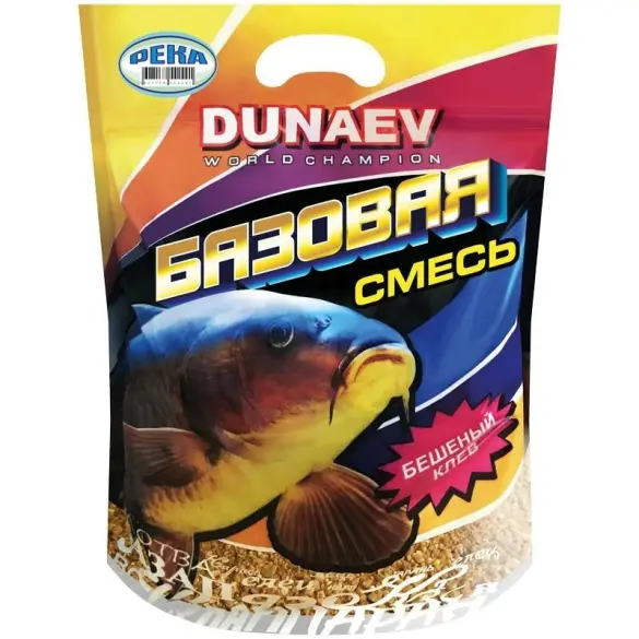 Прикормка "DUNAEV Базовая смесь" 2.5кг Река
