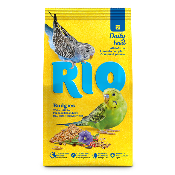 3кг Корм RIO Budgies для волнистых попугаев
