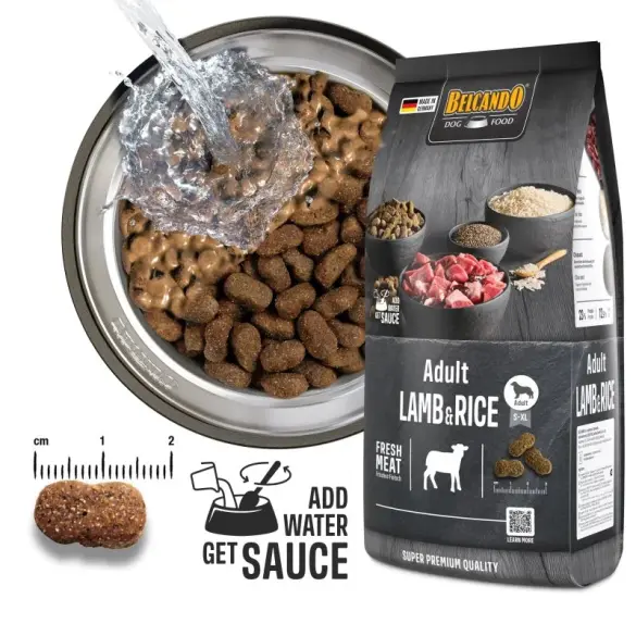 Корм в развес Belcando Adult Lamb&Rice Гипоаллергенный для собак всех пород с Ягненком и рисом, 1 кг
