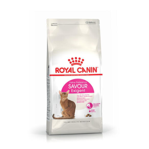 2кг Корм ROYAL CANIN Savour Exigent для взрослых кошек, привередливых ко вкусу (дефект упаковки)