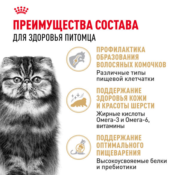 2кг Корм ROYAL CANIN Persian для взрослых Персидских кошек старше 12 месяцев (срок до 20.07.2026)