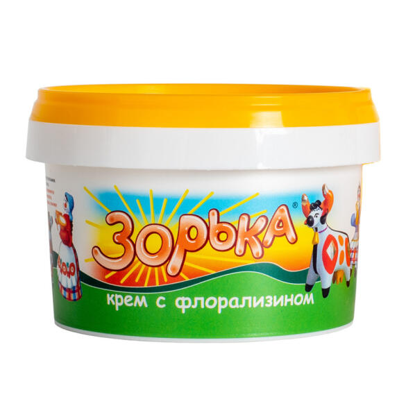 Крем Фармакс "Зорька" предназначен для ежедневного ухода за кожей сосков и вымени дойных животных (Флорализин 10%), 200г