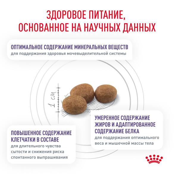 3,5кг Корм ROYAL CANIN Neutered Satiety Balance диета для взрослых котов и кошек с момента стерилизации до 7 лет (срок до 20.07.2026)
