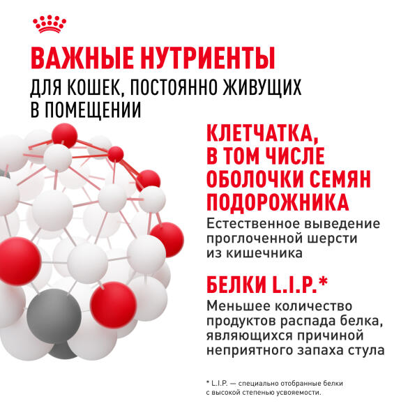 2кг Корм ROYAL CANIN Indoor для взрослых кошек, живущих в помещении (срок до 21.08.2026)