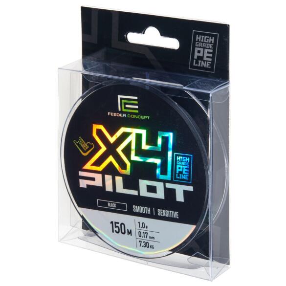Плетенка Feeder Concept Pilot х4 Braid Black 150м 0,17мм
