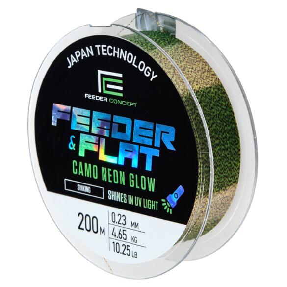 Леска монофильная Feeder Concept FEEDER & FLAT Camo Neon Glow 200/023