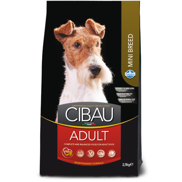 2,5кг Корм Farmina Cibau Adult Mini для взрослых собак мелких пород