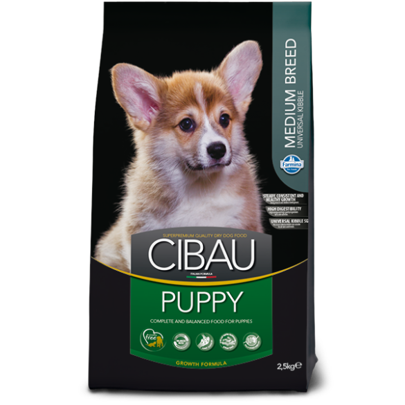 2,5кг Корм Farmina Cibau Puppy MEDIUM для щенков средних пород, беременных и кормящих собак