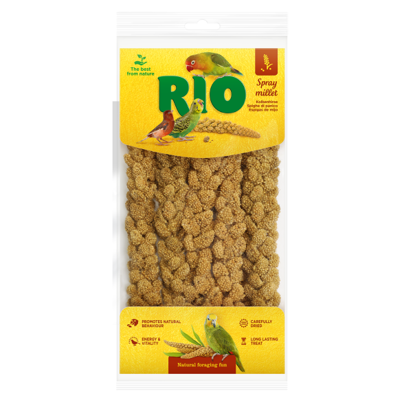 100гр Сенегальское просо RIO Spray millet в колосьях