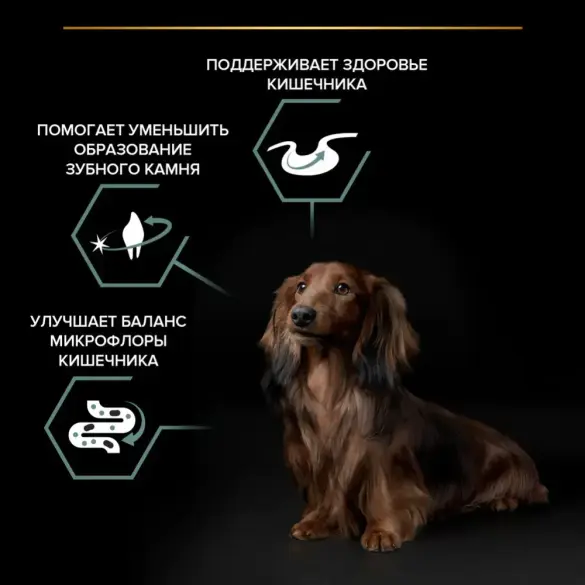 3кг Корм PRO PLAN для взрослых собак мелких пород с чувствительной кожей с Ягненком и рисом