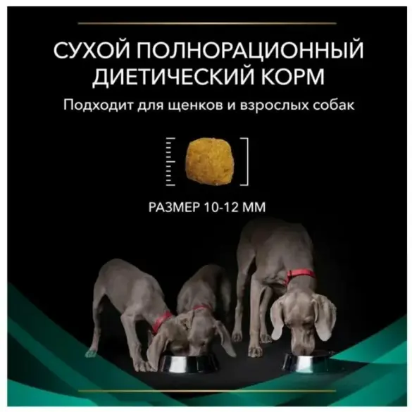 1,5кг Корм PRO PLAN VD EN Gastrointestinal диета для собак при расстройствах пищеварения