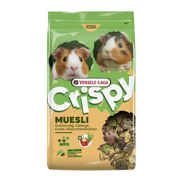 850г Корм Versele-Laga CRISPY MUESLI GUINEA PIGS для морских свинок