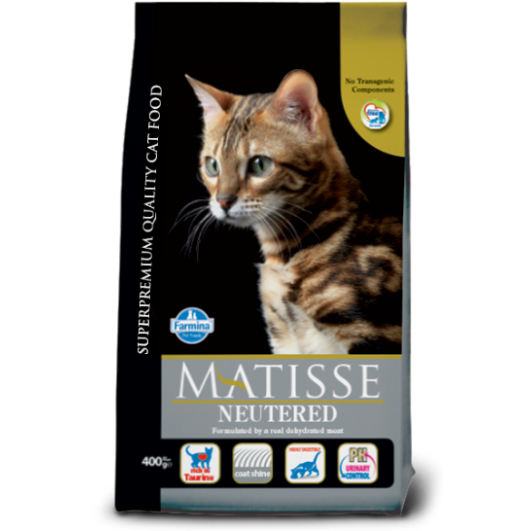 20кг Корм Farmina Matisse Neutered для кастрированных котов и стерилизованных кошек с Курицей