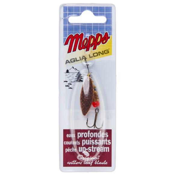 Блесна вращающаяся Mepps Aglia Long Cooper №00 1,5г