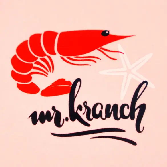 Миска Mr.Kranch керамическая для кошек Креветочка розовая, 200мл
