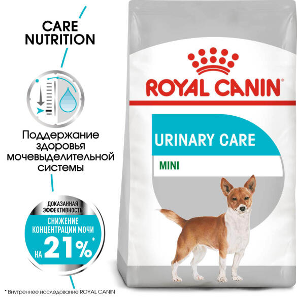 1кг Корм ROYAL CANIN Mini Urinary Care для взрослых собак мелких пород с чувствительной мочевыделительной системой