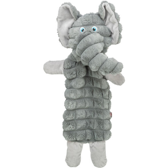 Игрушка Trixie для собак плюшевая "Слон" Серая, 54см