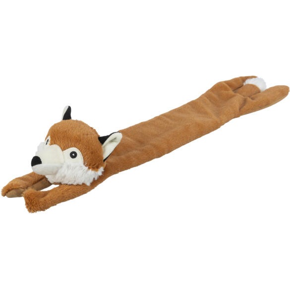 Игрушка Trixie Be Eco для собак со звуком и шелестящим хвостом Лиса, 50см