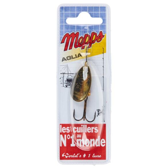 Блесна вращающаяся Mepps Aglia Gold №3 6,5г