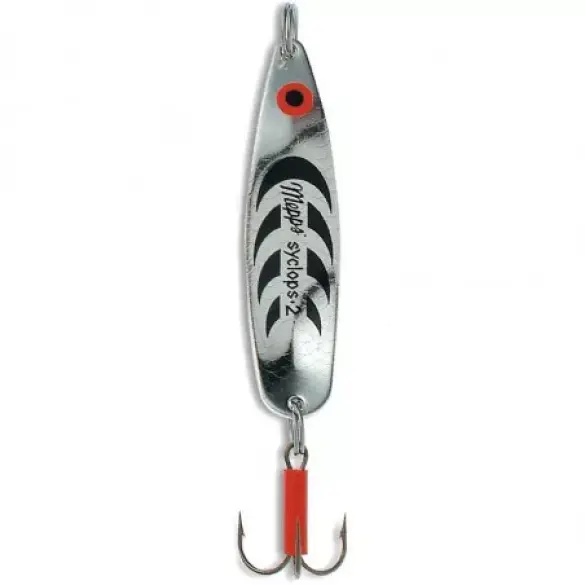 Блесна колеблющаяся Mepps Syclops Silver-Black №3 26г