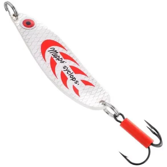 Блесна колеблющаяся Mepps Syclops Silver-Red №2 17г