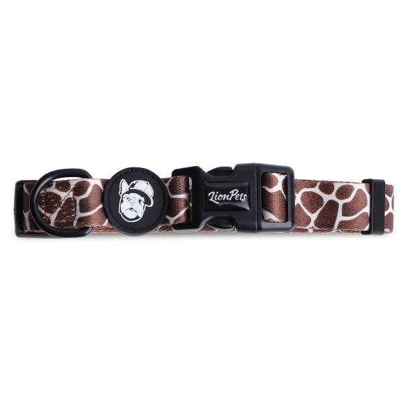 Ошейник LionPets для собак с рисунком из полиэстера S, 25-40*2см