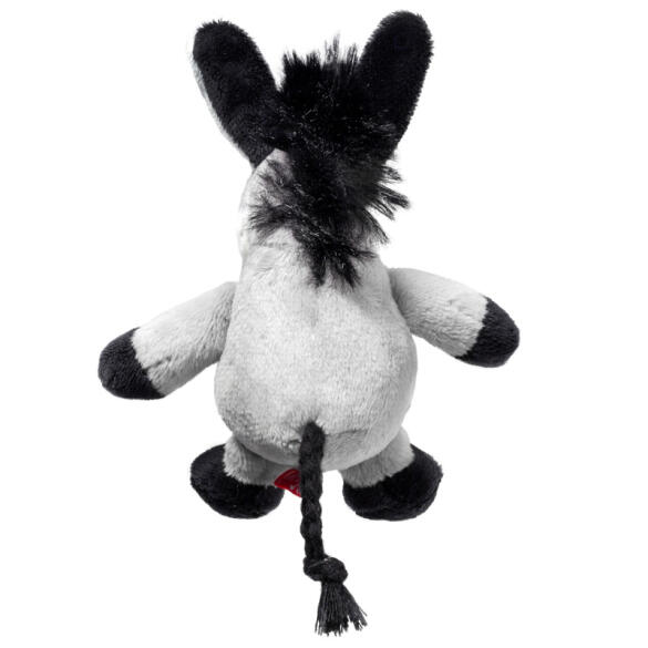 Игрушка Gigwi PLUSH FRIENDZ для собак Ослик с пищалкой, 10см
