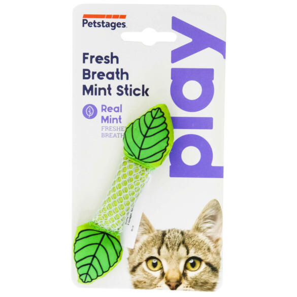 Игрушка Petstages Dental для кошек Мятный листик, 11см