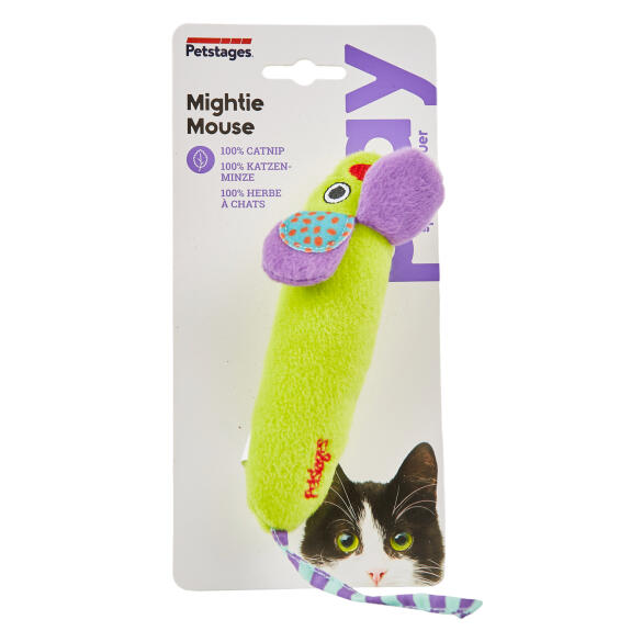 Игрушка Catstages для кошек Мышка плюш c кошачьей мятой, 20см